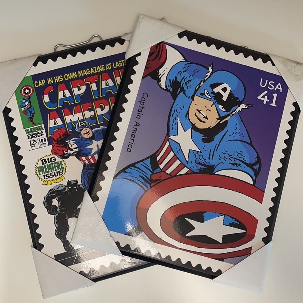 “Captain America” wall plaque bundle